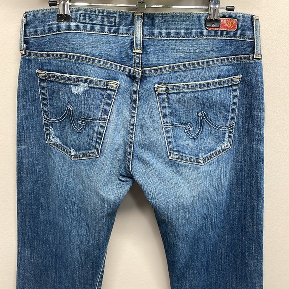AG Adriano Goldschmied The Piper Slouchy Slim Distressed Denim Jeans 26R - Picture 5 of 16